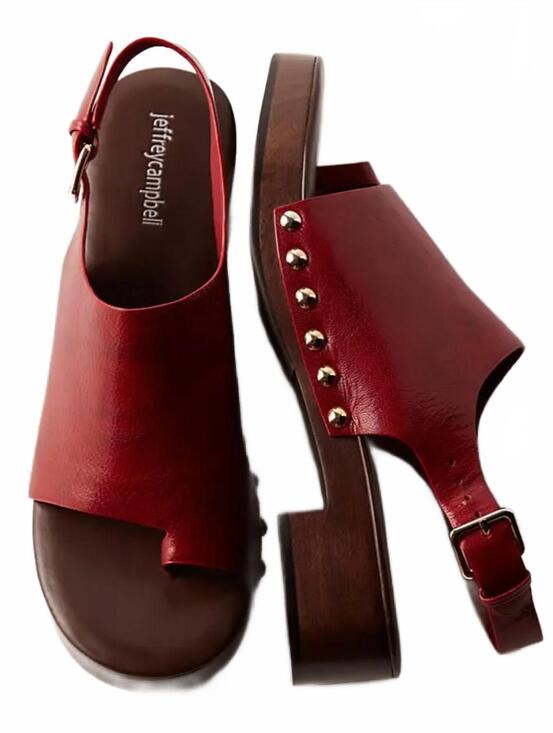 JEFFREY CAMPBELL Shoes - NEW JEFFREY CAMPBELL women's pipper sandals in red